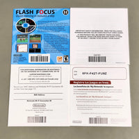 Professor Layton and the Curious Village for Nintendo DS - Rear view of included paperwork and pamphlets including a registration card and Nintendo DS Health and Safety booklet along with a DS game advertisement
