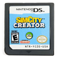 Simcity Creator Nintendo DS Good Loose - Front Of Official Game Cartridge