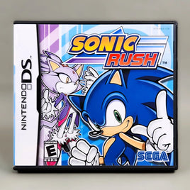Sonic Rush for Nintendo DS - Front of authentic game case, like new condition