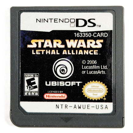 Star Wars Lethal Alliance Nintendo DS Good Loose - Cartridge Front View