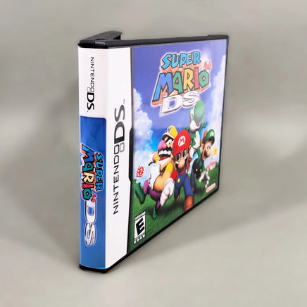 Super Mario 64 DS for Nintendo DS - Front and spine view of authentic game case artwork, like new condition