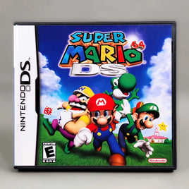 Super Mario 64 DS for Nintendo DS - Game case front artwork, like new condition