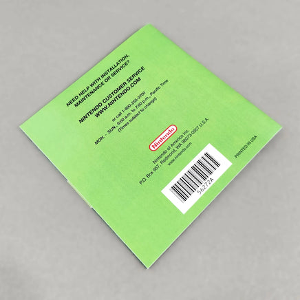 Super Mario 64 DS for Nintendo DS - Authentic instruction booklet rear cover shown, like new condition