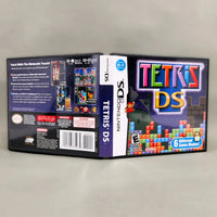 Tetris DS for Nintendo DS - Genuine game case artwork shown front to back, including spine, like new condition