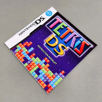 Tetris DS for Nintendo DS - Game instruction manual front cover displayed, like new condition