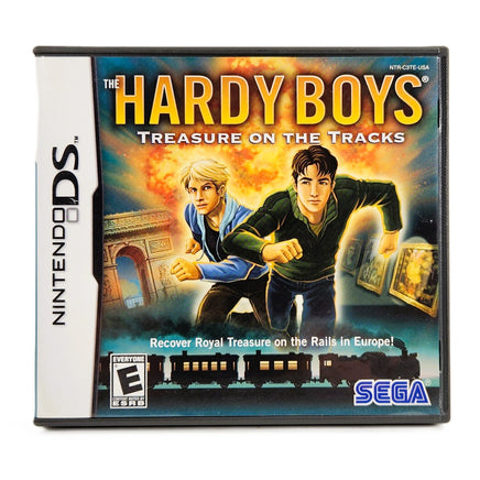 The Hardy Boys Treasure On The Tracks Nintendo DS Very Good - CIB Game Packaging Front