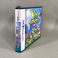 Yoshi Touch & Go for Nintendo DS - Three-quarter view of official game case front and spine, like new condition