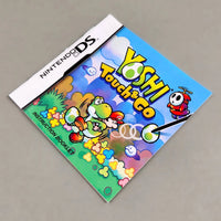 Yoshi Touch & Go for Nintendo DS - Official game manual cover artwork with title and logo, like new condition