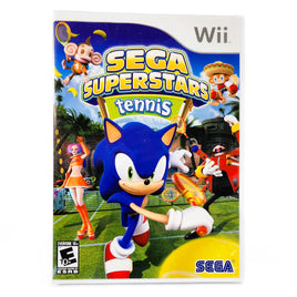 Sega Superstars Tennis Nintendo Wii Good - Authentic Front Cover Art
