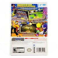 Sega Superstars Tennis Nintendo Wii Good - Authentic Back Cover Art