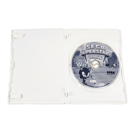 Sega Superstars Tennis Nintendo Wii Good - Open Case Displaying Game Disc