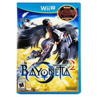 Bayonetta 2 Includes Bayonetta 1 Bonus Disc Nintendo Wii U Good - Front Cover Of Game Case