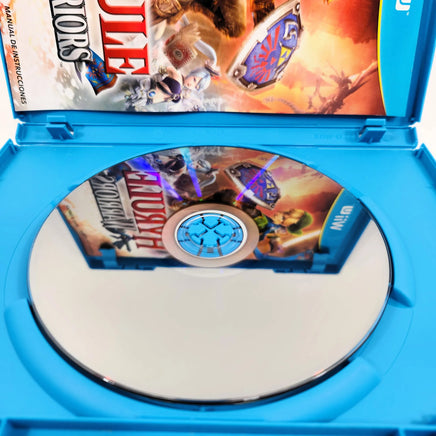 Hyrule Warriors Nintendo Wii U Very Good - Close up view of scratch free game disc surface