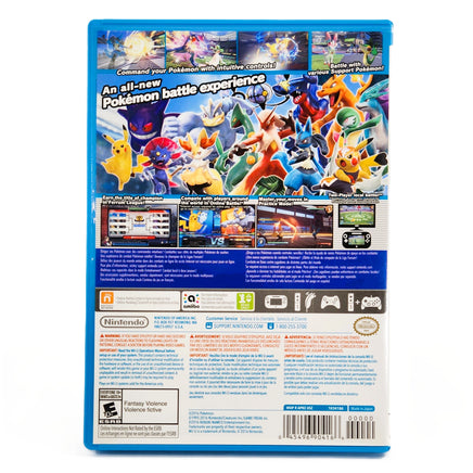 Pokken Tournament Nintendo Wii U Good - Game Case Rear Artwork