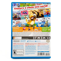 Super Mario 3D World Nintendo Wii U Very Good - Back Cover Art Shown