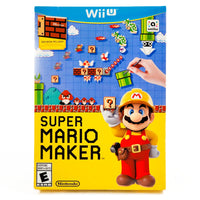 Super Mario Maker Art Book Bundle Nintendo Wii U Very Good - Game Box Front Cover