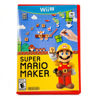 Super Mario Maker Art Book Bundle Nintendo Wii U Very Good - Game Case Front Cover