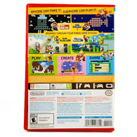 Super Mario Maker Art Book Bundle Nintendo Wii U Very Good - Game Case Back Cover