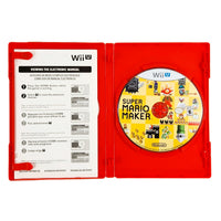 Super Mario Maker Art Book Bundle Nintendo Wii U Very Good - Disc And Manual Inside Open Case
