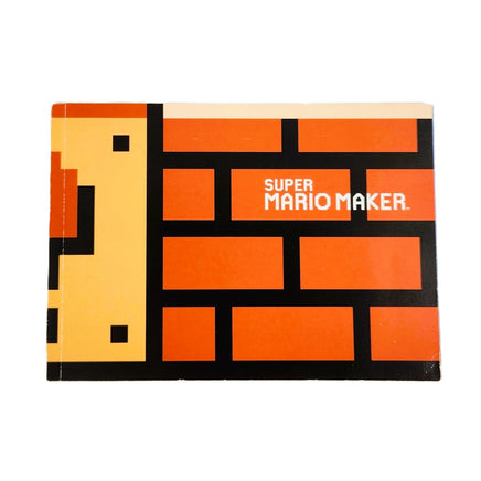 Super Mario Maker Art Book Bundle Nintendo Wii U Very Good - Front of Bonus Art Book Cover