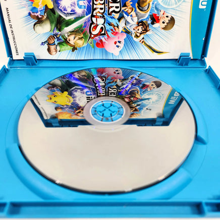 Super Smash Bros Nintendo Wii U Very Good - Close up view of scratch free game disc surface