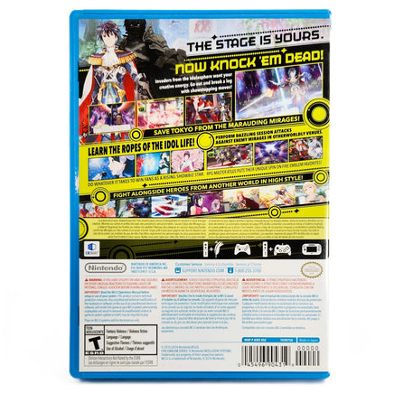 Tokyo Mirage Sessions Fe Nintendo Wii U Very Good - Back Cover Of Game Case
