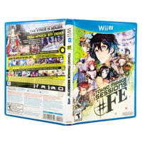 Nintendo Wii U game case for Tokyo Mirage Sessions #FE, shown in front and back views on a white background.