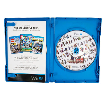 Wonderful 101 Nintendo Wii U Very Good - Open Case Showing Disc & Manual