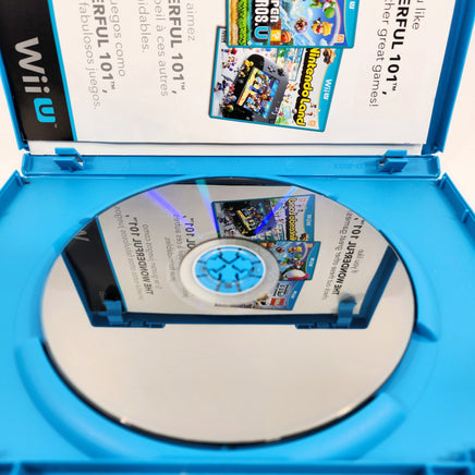 Wonderful 101 Nintendo Wii U Very Good - Close up view of scratch free game disc surface