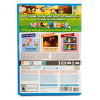 Yoshis Woolly World Nintendo Wii U Like New - Game Case Back Cover