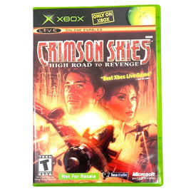 Crimson Skies High Road To Revenge Nfr Xbox Good - Authentic Front Cover Art