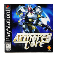 Armored Core PlayStation 1 Good - Front view of instruction manual