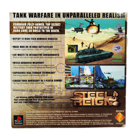 Armored Core PlayStation 1 Good - Back view of instruction manual