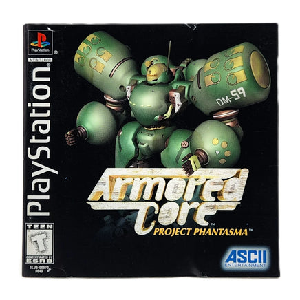 Armored Core Project Phantasma PlayStation 1 Good CIB - View of instruction manual front
