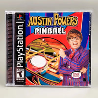 Austin Powers Pinball for PlayStation 1 - Original front cover artwork, very good condition