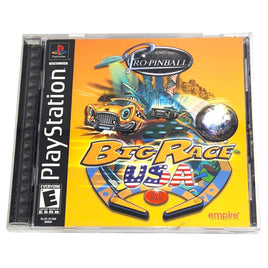 Pro Pinball Big Race Usa Playstation 1 Very Good - Front Of Game Case