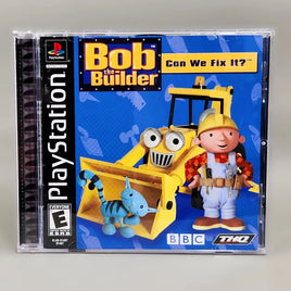 Bob the Builder: Can We Fix It? for PlayStation 1 - Original front cover artwork, very good condition