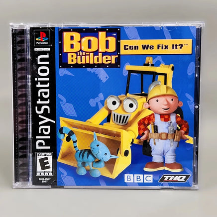 Bob the Builder: Can We Fix It? for PlayStation 1 - Original front cover artwork, very good condition