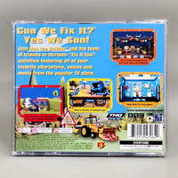 Bob the Builder: Can We Fix It? for PlayStation 1 - Back label and barcode area, very good condition