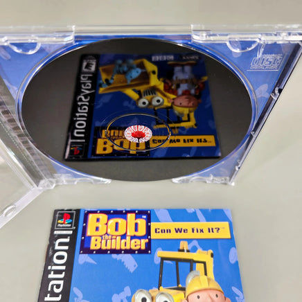 Bob the Builder: Can We Fix It? for PlayStation 1 - Scratch-free game disc underside, very good condition