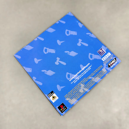 Bob the Builder: Can We Fix It? for PlayStation 1 - Back view of genuine game instruction booklet, very good condition