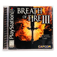 Breath Of Fire III PlayStation 1 Very Good - CIB Front Jewel Case Art