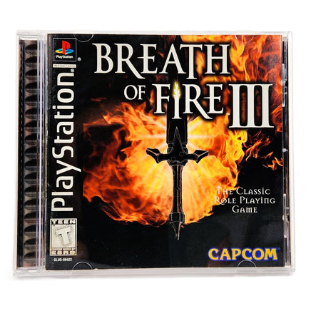Breath Of Fire III PlayStation 1 Very Good - CIB Front Jewel Case Art