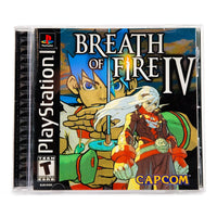 Breath Of Fire IV PlayStation 1 Like New - CIB Cover Artwork – Front View