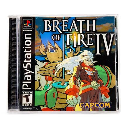 Breath Of Fire IV PlayStation 1 Like New - CIB Cover Artwork – Front View