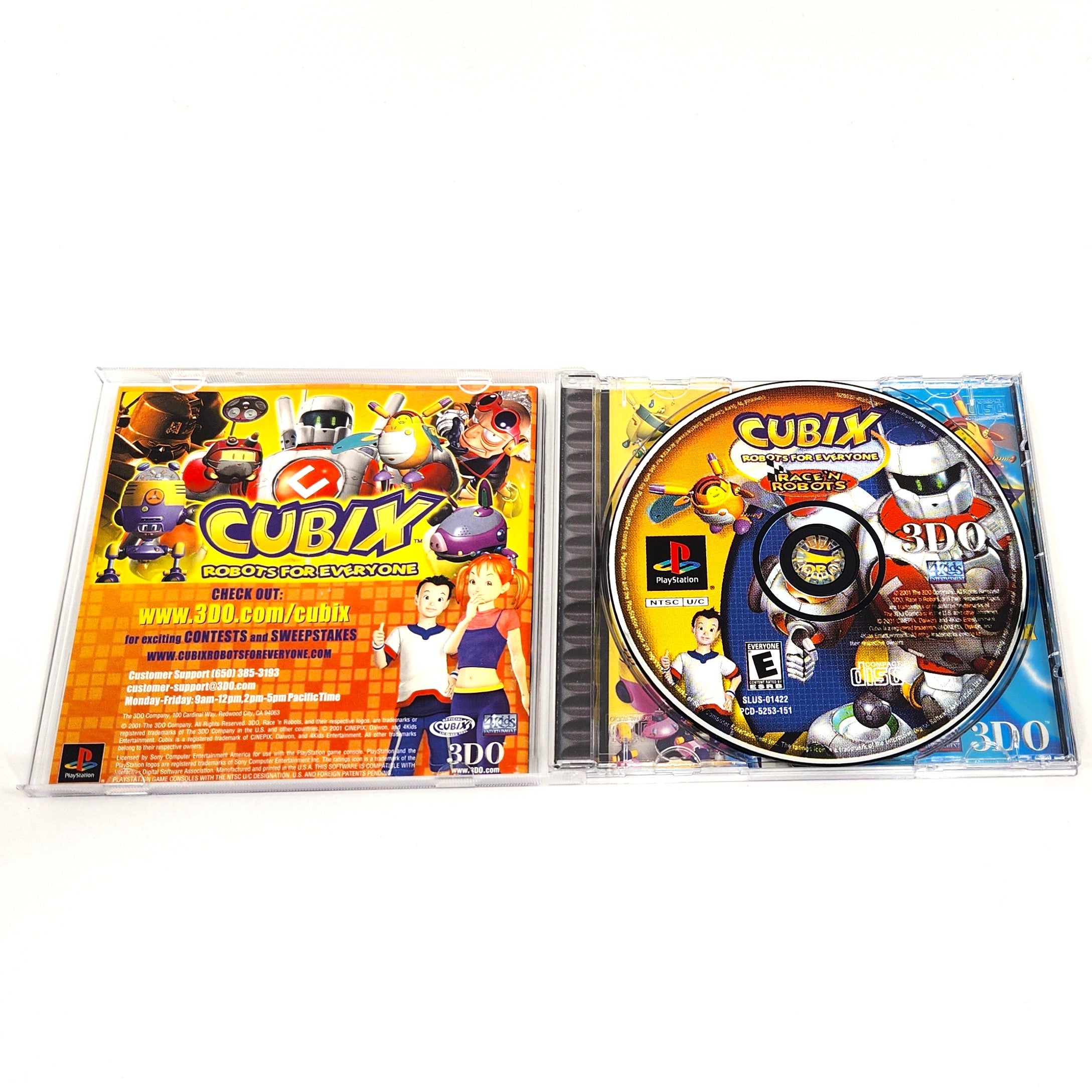 Cubix Robots Pour Everyone Course'N Robots - Sony PS1 - PAL - Complet Et Testé