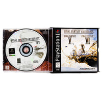 Final Fantasy Anthology PlayStation 1 Like New CIB - Disc 1 And Manual Displayed In Open Case