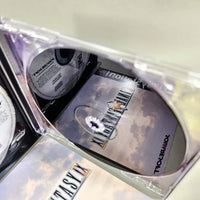 Final Fantasy IX for PlayStation 1 - Close-up view of clean mirror-finish of scratch free disc 4, like new condition