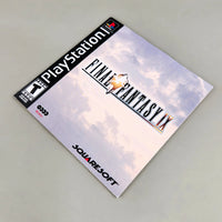 Final Fantasy IX for PlayStation 1 - Instruction manual front cover artwork shown, like new condition