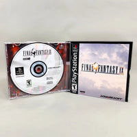 Final Fantasy IX for PlayStation 1 - CIB contents inside case showing disc 1 and instruction booklet, like new condition